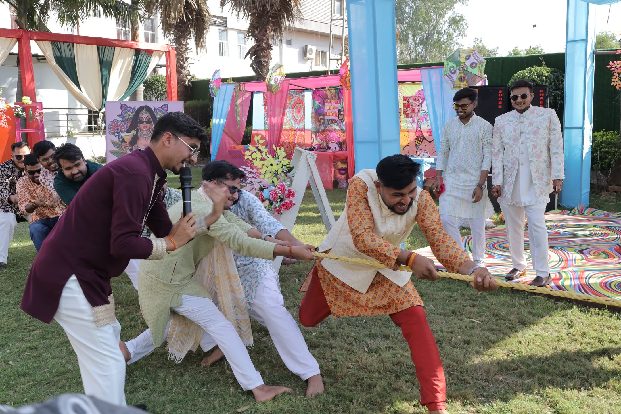 Haldi Ritual Stage