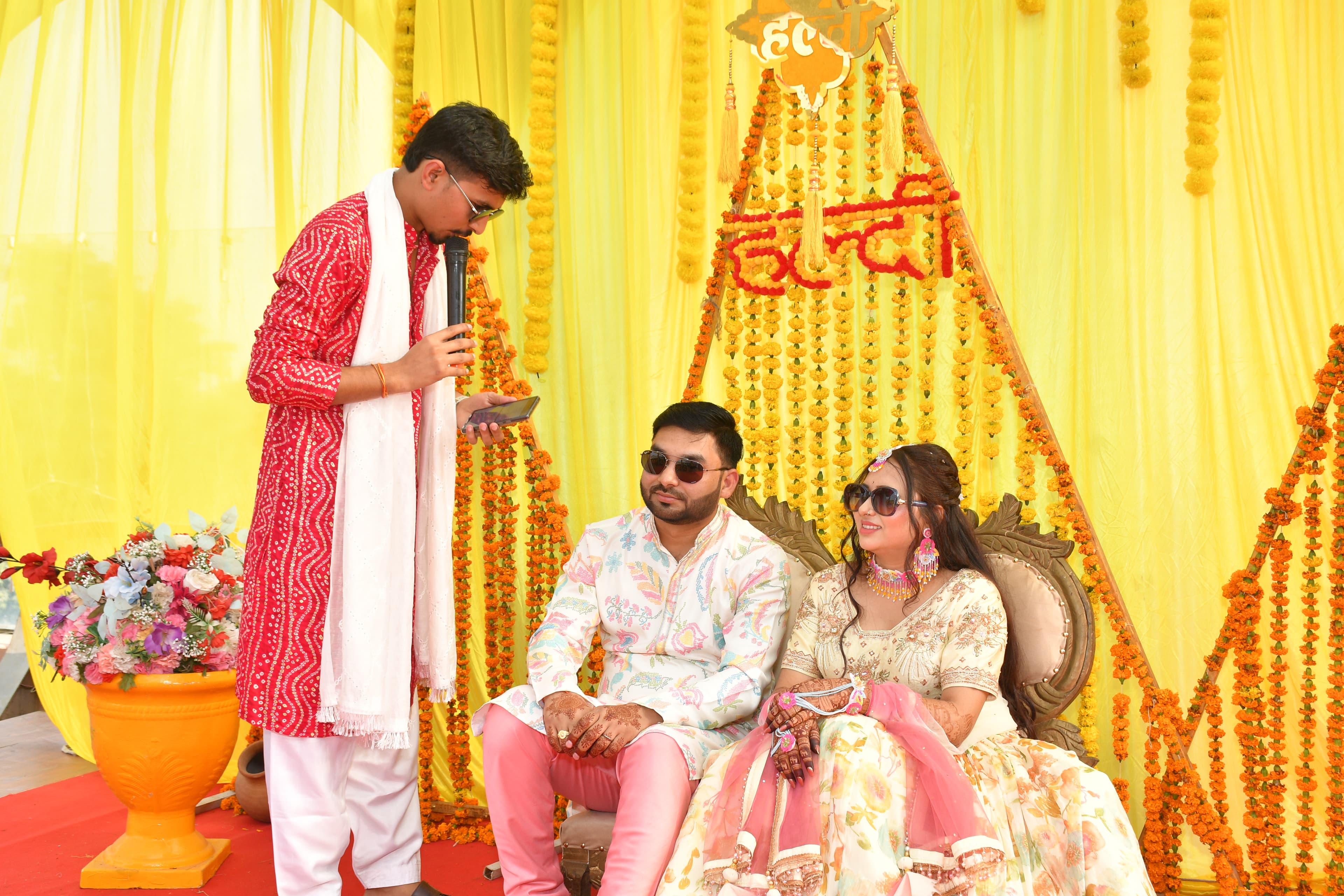Haldi Stage Presentation