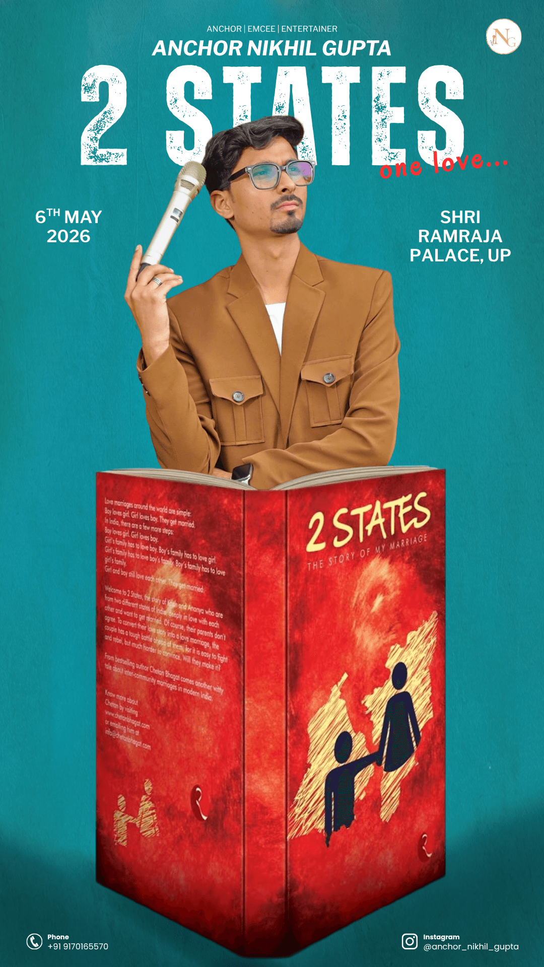 2 States Event Poster
